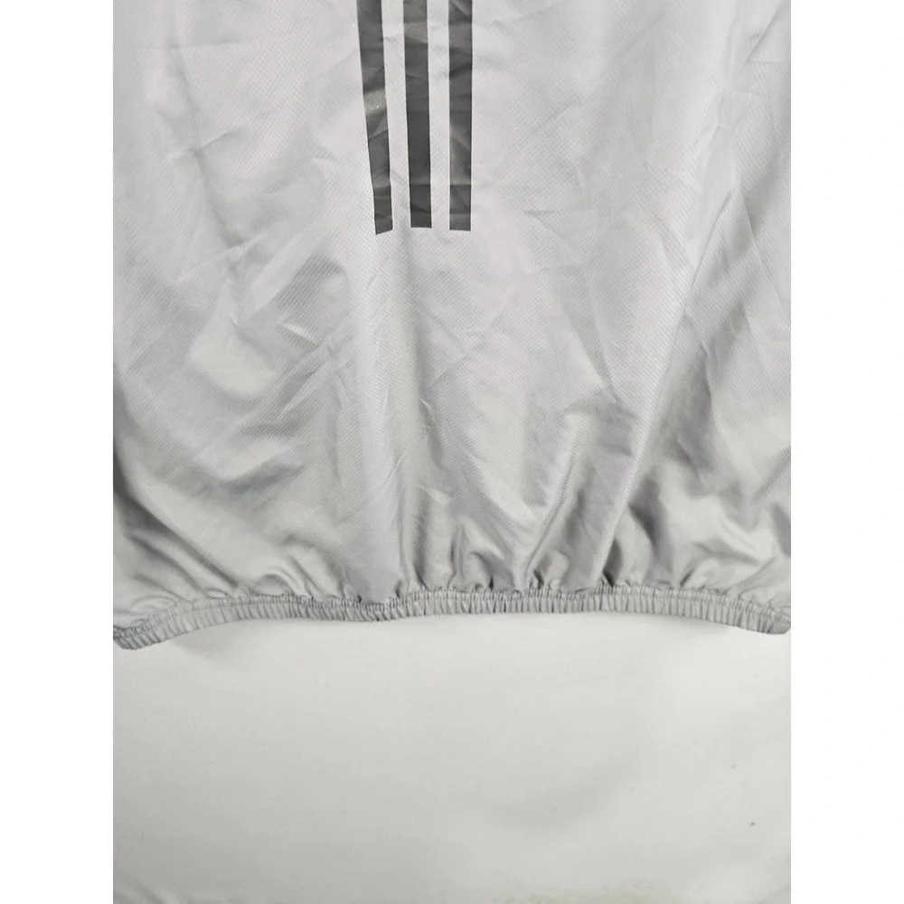 Adidas Golf 1919 Gray‎ Vented Full Zip Wind Breaker Men's Large Side Pockets